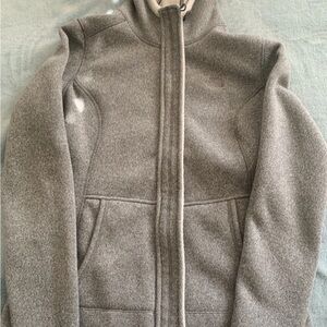Gray Full-Zip Jacket north face size small preloved